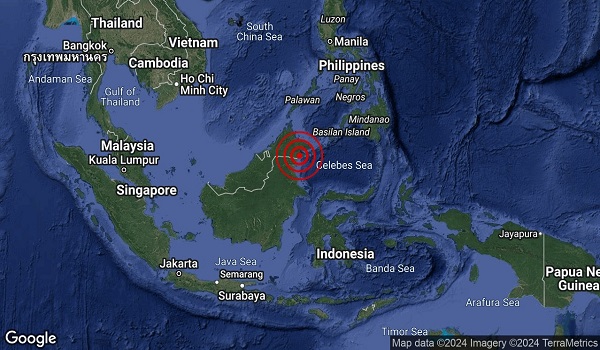 Gempa bumi lemah landa Tawau, Sabah