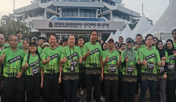 Lebih 600 sertai JKR Rando  Kuching Fun Run 2024