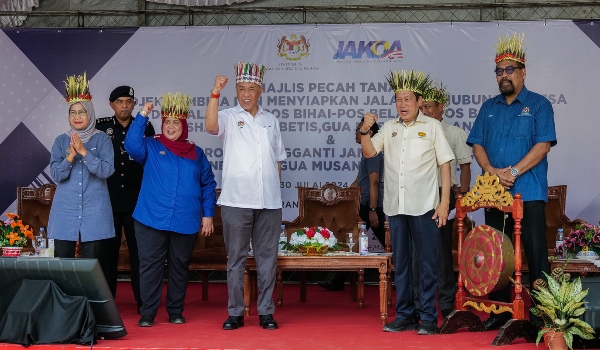 Kerajaan peruntuk RM190 juta projek jalan kampung Orang Asli di Gua Musang