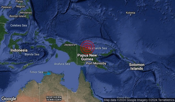 Gempa bumi 6.2 magnitud landa Papua New Guinea