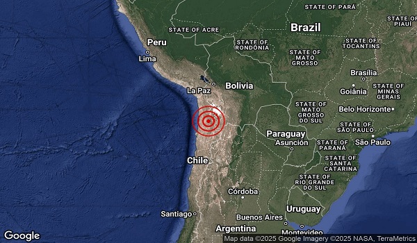 Gempa bumi kuat di sempadan Chile-Bolivia