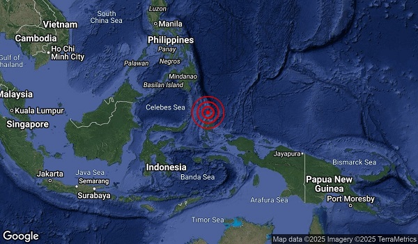 Gempa bumi kuat 6.1 magnitud landa Halmahera, Indonesia