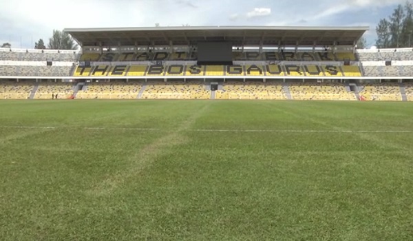 Kerja naik taraf padang Stadium Perak siap Ogos ini