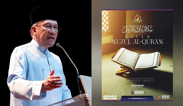 PM seru umat Islam hayati Nuzul Quran, suburkan ketakwaan