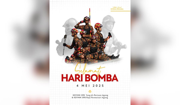 Agong, Raja Permaisuri zahir ucapan Hari Anggota Bomba Sedunia 2025