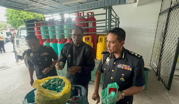 Rumah jadi stor seleweng LPG, lelaki dicekup