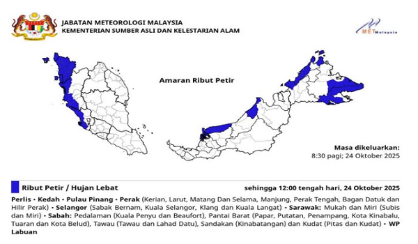 Foto Facebook MetMalaysia