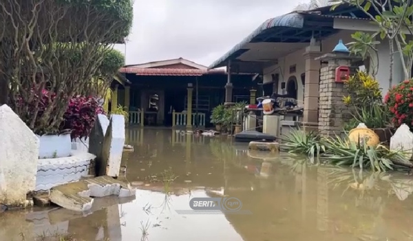 Keadaan banjir di Perak