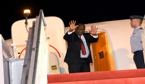 Presiden Afrika Selatan, Matamela Cyril Ramaphosa berlepas pulang dari Lapangan Terbang Antarabangsa Kuala Lumpur (KLIA)/ BERNAMA