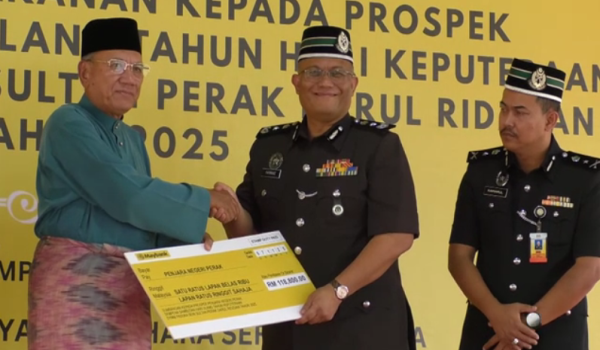 Sultan Perak hulur sumbangan makanan kepada 9,900 prospek penjara