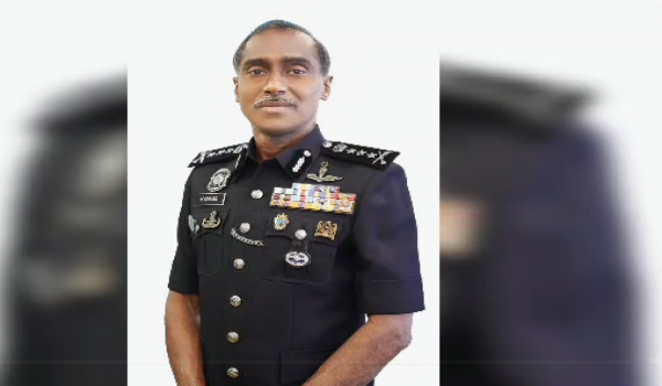 Ketua Polis Johor, Komisioner Polis M. Kumar /Foto RTM