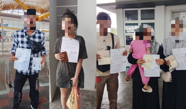 Kesemua mereka diarahkan berpatah balik ke negara asal melalui laluan masuk yang sama/Foto AKPS