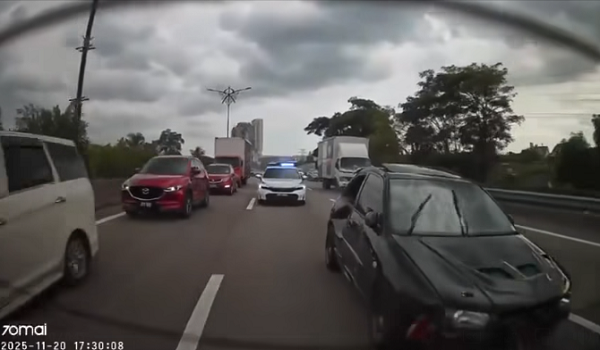 Lelaki direman selepas kejar-mengejar dengan polis di Johor Bahru