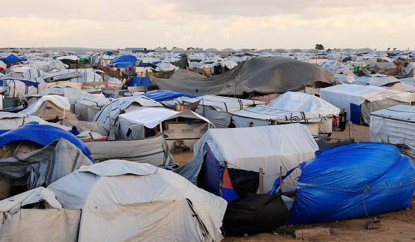 Khemah usang jadi perlindungan penduduk Gaza dari cuaca buruk