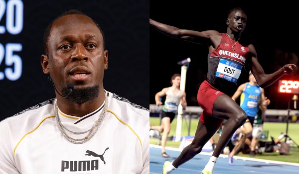 Usain Bolt (kiri) dan Gout (kanan)/Reuters