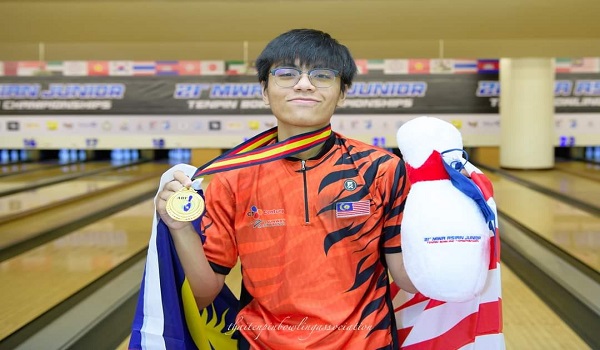 Kejohanan Boling remaja Asia 2022: Shaqeem Izwan raih emas acara perseorangan