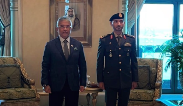 Agong terima menghadap Komander Tentera Darat UAE di Abu Dhabi
