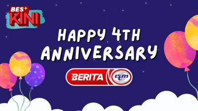 BES+KINI - Happy 4th Anniversary Berita RTM!