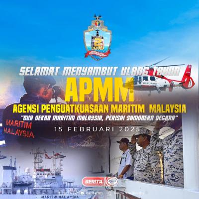 SELAMAT MENYAMBUT HARI ULANG TAHUN KE-20 AGENSI PENGUATKUASAAN MARITIM MALAYSIA (APMM)