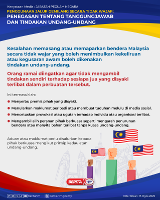 PENGGUNAAN JALUR GEMILANG SECARA TIDAK WAJAR: PENEGASAN TENTANG TANGGUNGJAWAB DAN TINDAKAN UNDANG-UNDANG (2) 