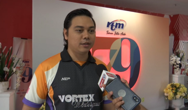 Pengasas Pasukan Malaysia Vortex Winterguard, Muhammad Rafaeil Redzuan/RTM