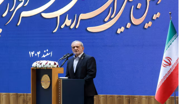 Presiden Iran, Masoud Pezeshkian / REUTERS