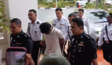 Tertuduh, R. Saktygaanapathy di Mahkamah Majistret Klang