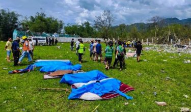 Letupan di Kampung Kaung Tat, Namhkam mengorbankan lebih 50 orang dan mencederakan puluhan penduduk/Foto Ta'ang Women's Organization