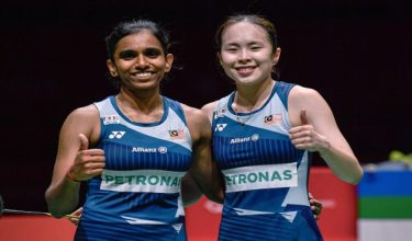 Pasangan beregu wanita utama negara, Pearly Tan dan M. Thinaah./BERNAMA