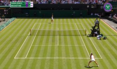 Sabalenka memulakan kempen Wimbledon dengan langkah kanan selepas menewaskan Branstine./REUTERS