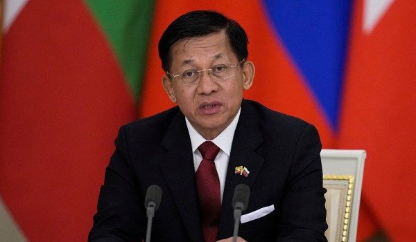 Pemimpin Junta Myanmar, Min Aung Hlaing/Reuters