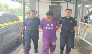 Suspek, berusia 22 tahun bekerja sebagai pemandu lori disyaki merogol seorang kanak-kanak perempuan berusia 12 tahun