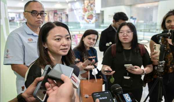 Menteri Belia dan Sukan, Hannah Yeoh ketika ditemui pemberita pada majlis pelancaran Sidang Kemuncak Sukan dan Kesihatan Mental 2025 di ibu negara/BERNAMA