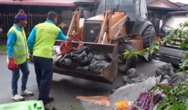 Operasi pembersihan dan kutipan pasca banjir / Foto RTM