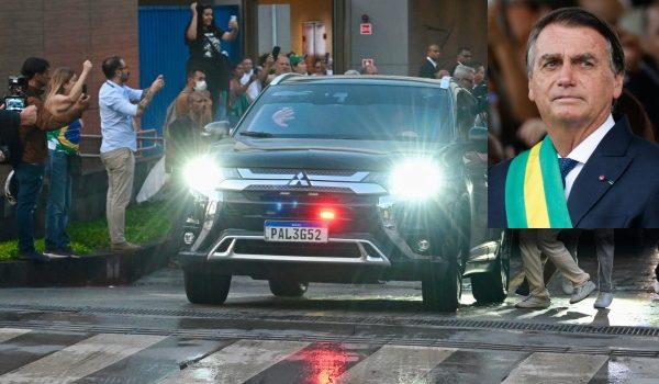 Bekas Presiden Brazil Jair Bolsonaro (gambar kecil) akan dihantar semula ke penjara/Foto AFP