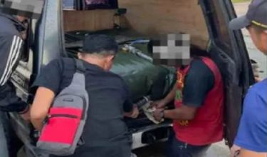 Kenderaan telah diubah suai dengan tangki tambahan disita bersama-sama 200 liter diesel