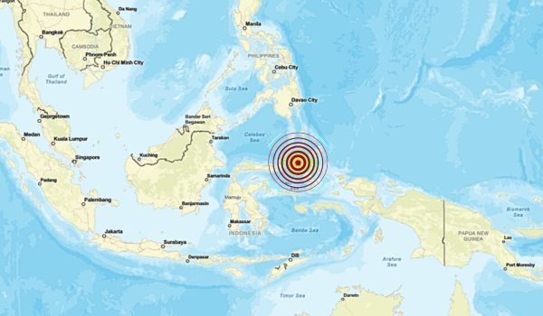 Gambar dikeluarkan oleh USGS