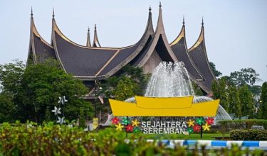 Suasana di sekitar Wisma Negeri di Seremban, Negeri Sembilan / Foto BERNAMA