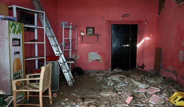 Keadaan kerosakan di dalam sebuah rumah di komuniti San Marcos susulan gempa bumi bermagnitud 6.5 yang menggegarkan negeri Guerrero./AFP