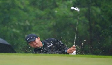 Pemain golf Korea Selatan, Kim Hong-taek/Foto AFP