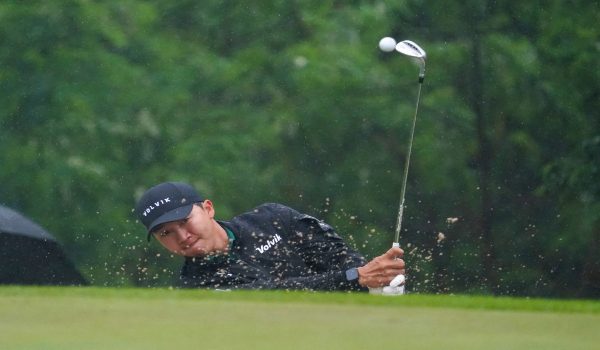 Pemain golf Korea Selatan, Kim Hong-taek/Foto AFP