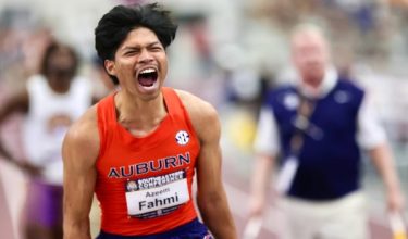 Pecutan Azeem Fahmi semakin positif - Auburn Track & Field