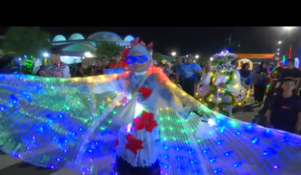 Kalangan peserta yang menyertai program Moonlight Fun Walk 2026 di Labuan
