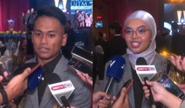 Jaguh sukan angkat berat, Mohamad Aniq Kasdan (kiri) dan pemanah elit, Nurul Azreena Mohamad Fazil