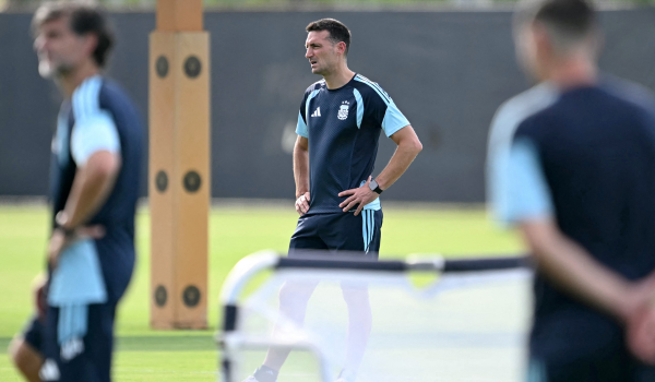 Ketua Jurulatih Argentina, Lionel Scaloni/Foto AFP
