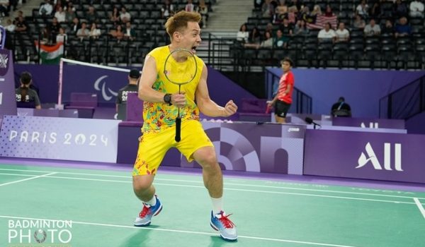 Jaguh badminton para negara Cheah Liek Hou sumbang pingat emas pertama Malaysia di Sukan Paralimpik Paris 2024/Foto BAM