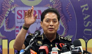 Sidang media perkembangan siasatan kes SPRM / FOTO BERNAMA