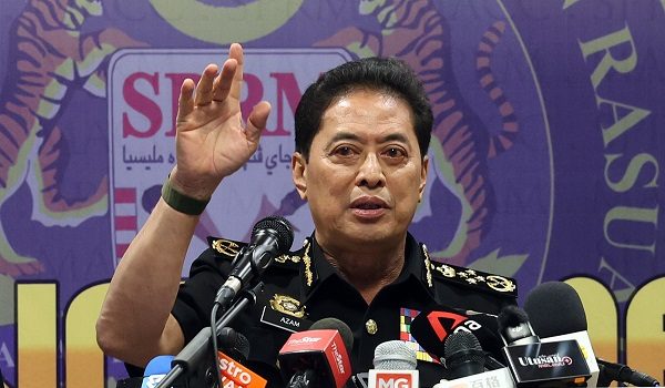 Sidang media perkembangan siasatan kes SPRM / FOTO BERNAMA
