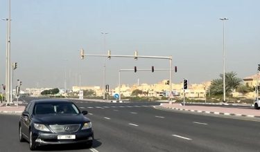Keadaan jalan raya di UAE/ REUTERS
