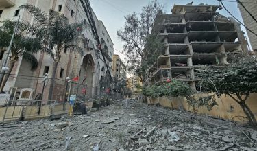 This photograph shows the damage at the site of an Israeli airstrike in the Hadath neighbourhood of Beiruts southern suburbs, on April 4, 2026. The Israeli military said on April 3, it had struck more than 3,500 targets across Lebanon in the month since fighting with Iran-backed Hezbollah militants. Lebanon was drawn into the Middle East war on March 2 when Hezbollah launched attacks on Israel to avenge the killing of the Iranian leader. Israel has responded with broad strikes across Lebanon and a ground offensive. (Photo by AFP) /